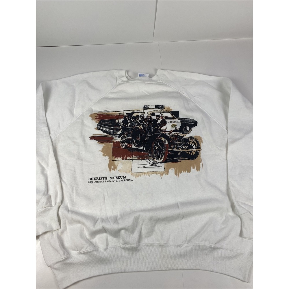 Vintage Los Angeles California Sheriffs Museum Crewneck Sweatshirt Size 2XL